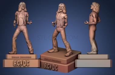 3D модель Бон Скотт ACDC (STL)